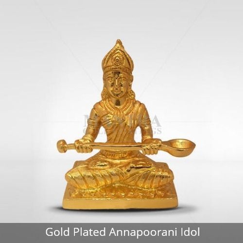 Gold Plated Annapoorani Idol