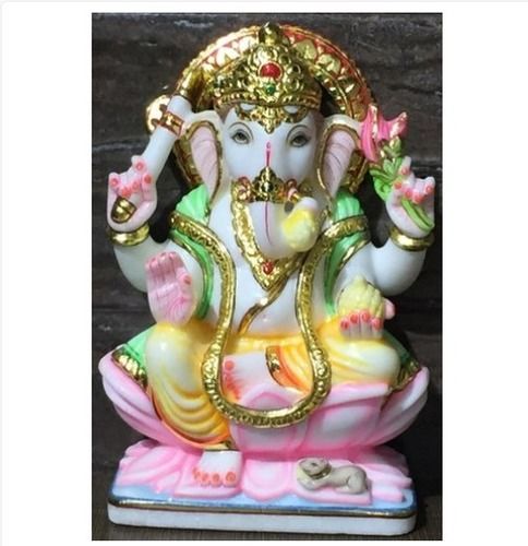 Eco-Friendly Gold Plated Ganpati Statue