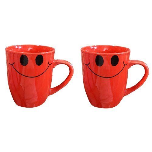 Plain Smiley Ceramic Mug