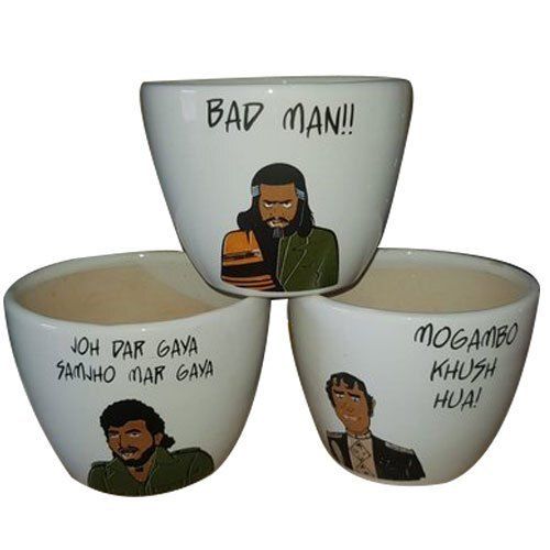 250 Ml Ceramic Printed Cups