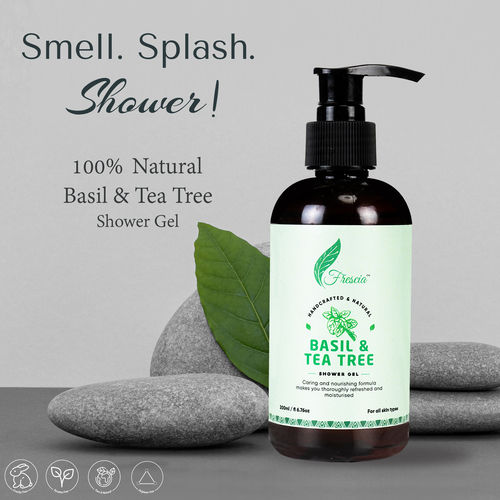 Basil And Tea Tree Shower Gel By Frescia