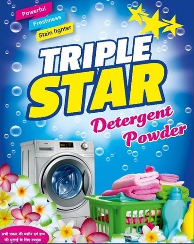 Eco-Friendly Powerful Triple Star Detergent Powder