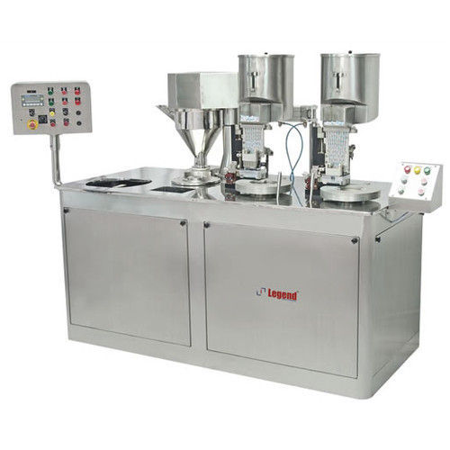 Silver Semi Automatic Capsule Filling Machine