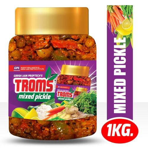 Tasty 500Gms Mixed Pickle Ingredients: Vegetables