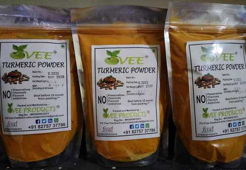 Yellow Turmeric Powder In Pp Bag