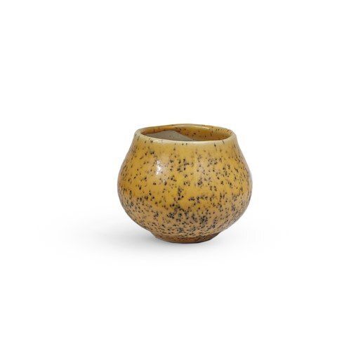 Brown Color Round Ceramic Planter
