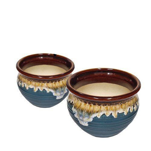 Matka Shape Ceramic Garden Pot
