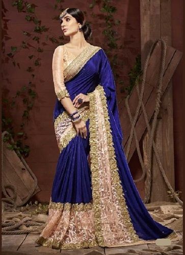 Party Wear Border Sarees