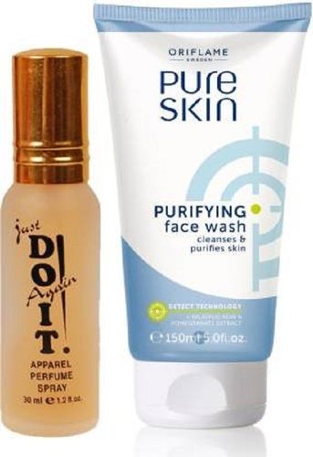 Pure Skin Purifying Face Wash With Perfume Combo