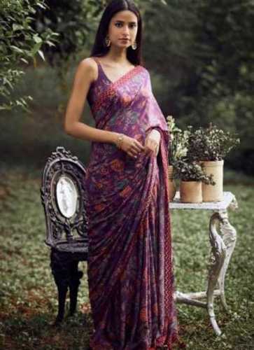 Cotton Silk Women Designer Printed Sarees