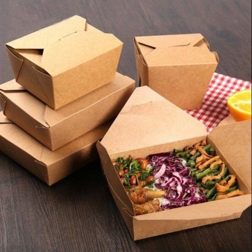 Rectangular Craft Paper Takeaway Box