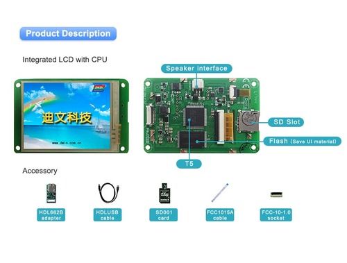 Dwin 2.4 Inches, 240xrgbx320, 65k Colors, Simple Uart Lcm