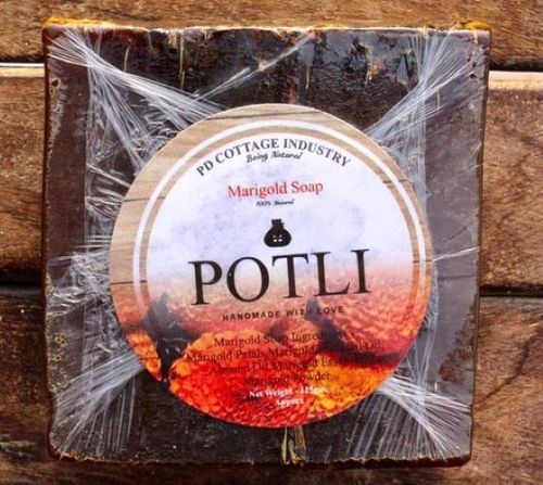 Premium Potli Marigold Soap