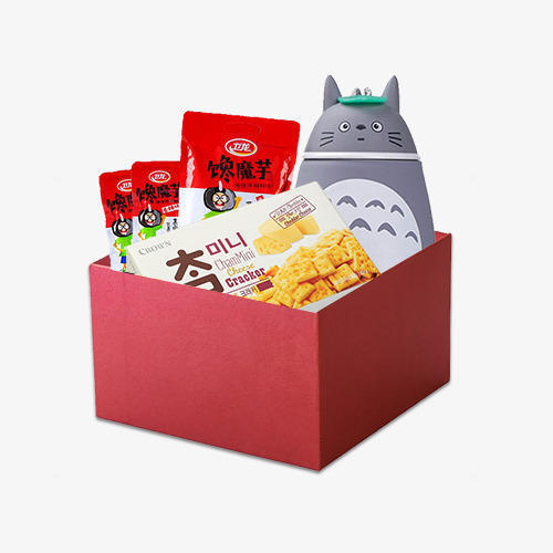 Paper Snacks Box With Square Shape