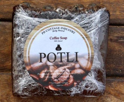 Solid Potli Coffee Soap