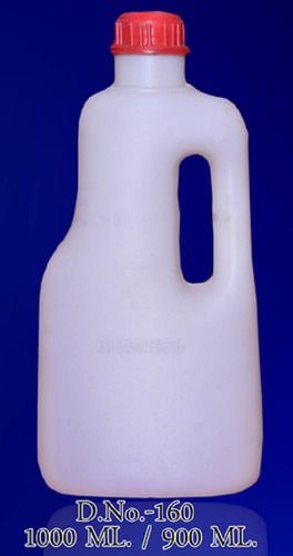 White Color 900 ml and 1000 ml Handle HDPE Bottles