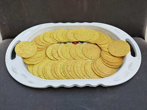 Crispy And Tasty Coin Khakhra Processing Type: Baked