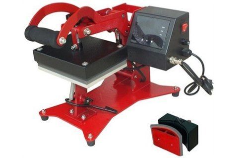 Semi-Automatic Okoboji Sublimation Heat Press Flat And Cap 2 In 1