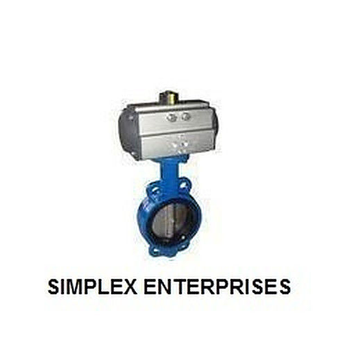 Brown Pneumtic Actuated Butterfly Valves