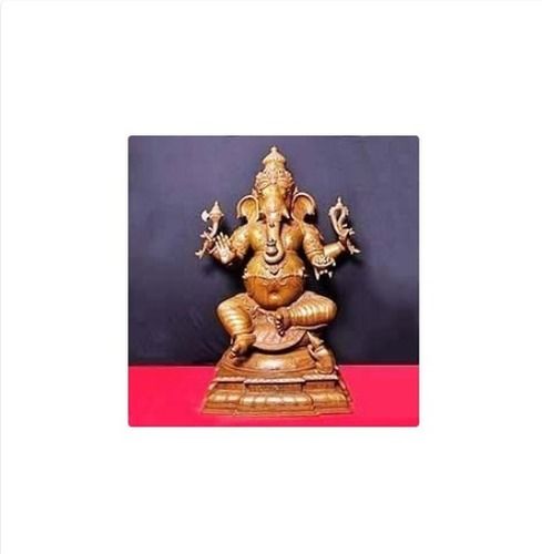 Durable Sitting Ganesh Bronze Statue