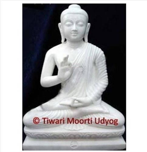 White Marble Buddha Statue