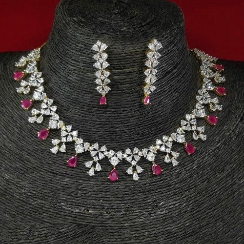 American Diamond Designer Necklace Set