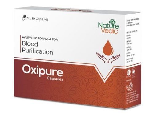 Ayurvedic Oxipure Capsules Formula For Blood Purification
