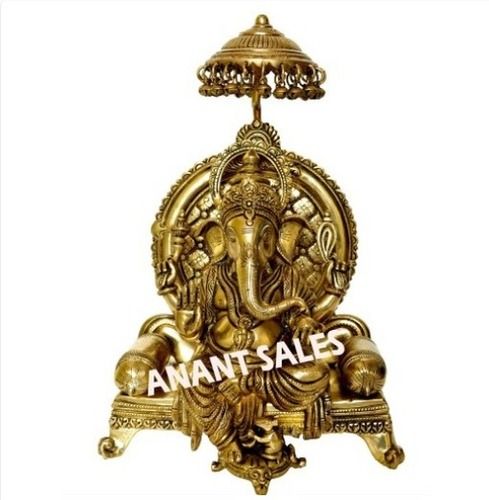 Easy To Clean Lord Ganesha Brass Statue