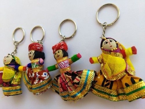 Rajasthani Small Puppet with Key Chain
