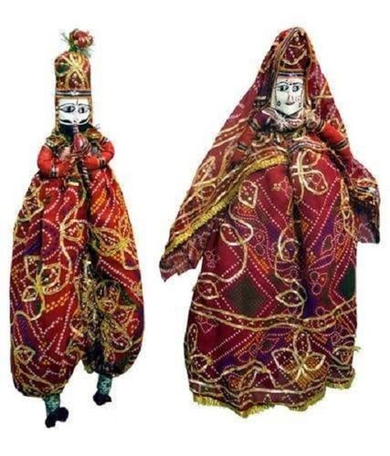 Rajasthani Zari Embroidered Puppet