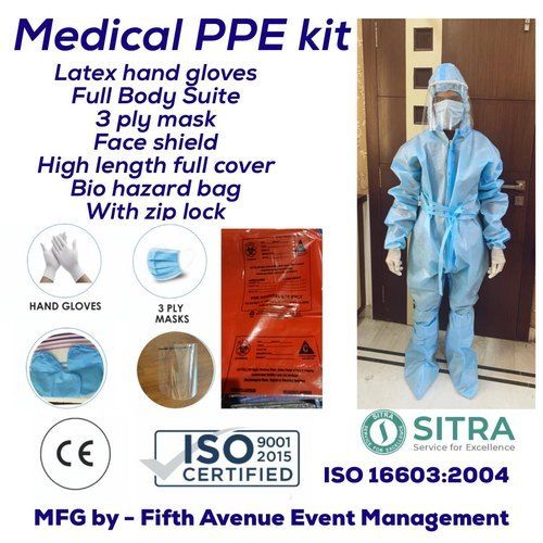 Skin Friendliness Disposable Ppe Kit