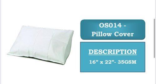 White Disposable Pillow Cover