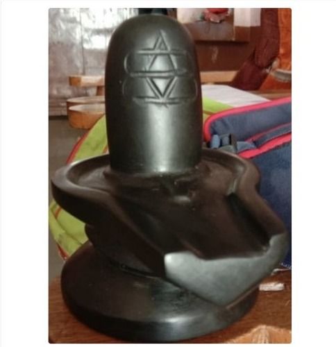 Eco-Friendly Black Stone Narmada Shiva Lingam