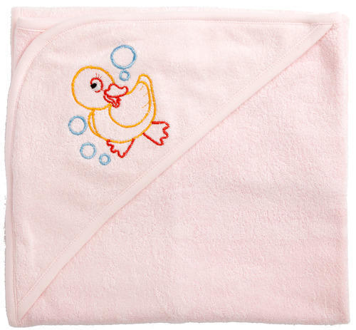 All Cotton Terry Baby Hooded Towel