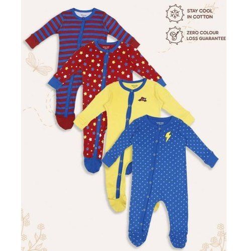 Girl and Boy Cotton Baby Sleepsuit