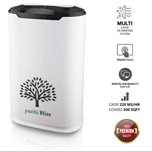 White Air Purifier With Digital Display