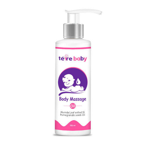 Baby Body Massage Oil with Morinda Leaf and Pomegranate Seeds