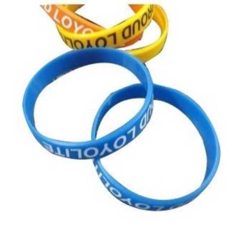 Bracelets Colored Printed Silicon Wristband