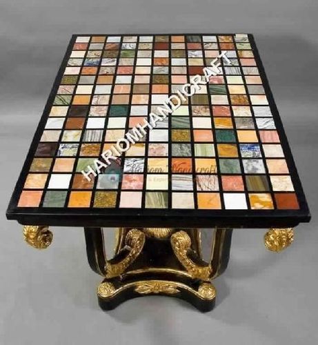 Mosaic Work Furniture Garden Decorative Table Top