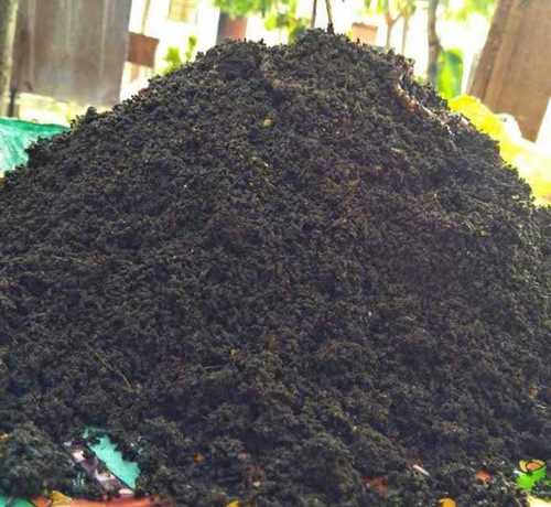 Brown Organic Vermicompost Fertilizer Powder