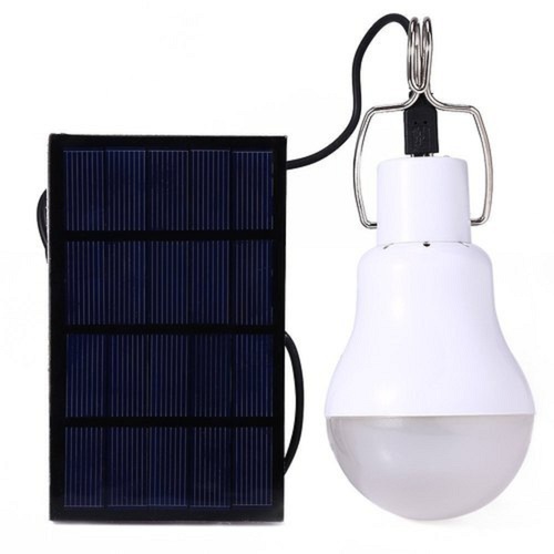 Rechargeable 15W Led Solar Bulbs - Color: White