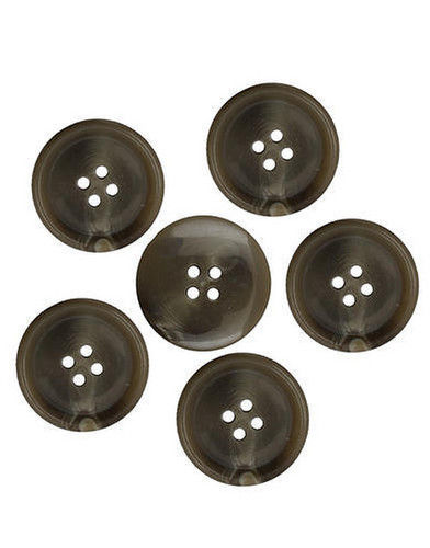 Various Colors 4 Hole Sewing Button (Brown)