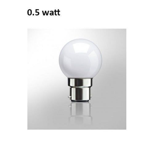 White Syska 0.5W Indoor Led Light Bulb