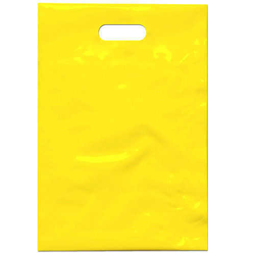 Yellow Plastic Shopping Bag
