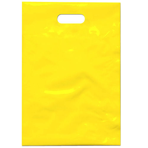 Multicolor Yellow Plastic Shopping Bag