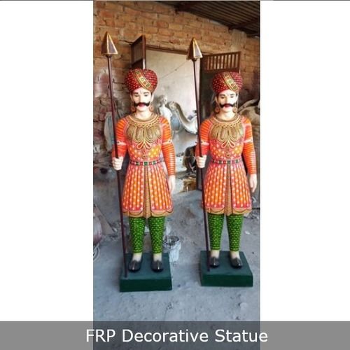 FRP Decorative Gatekeeper Statue