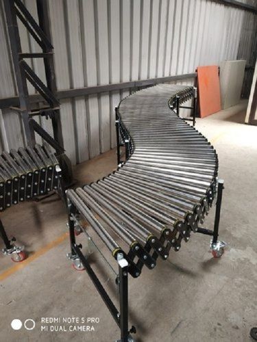 Mild Steel Flexible Roller Conveyor