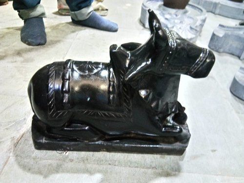 Sculpture Polish Black Stone Nandi