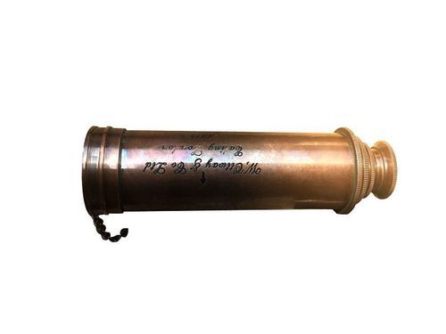 Antique Vintage Brass Telescope