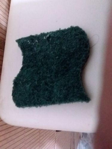 Green Foam Scrubber For Kitchen Utensils